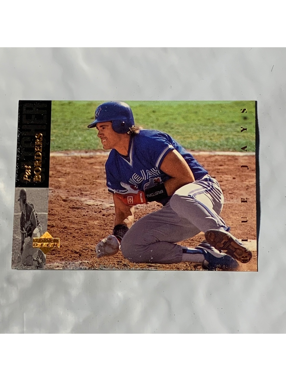 1994 Upper Deck Electric Diamond Pat Borders #417 Toronto Blue Jays MLB